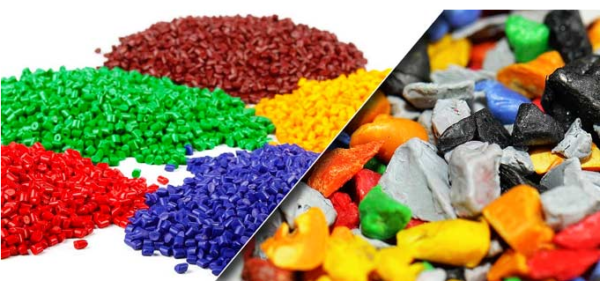Plastic Recycling scraps